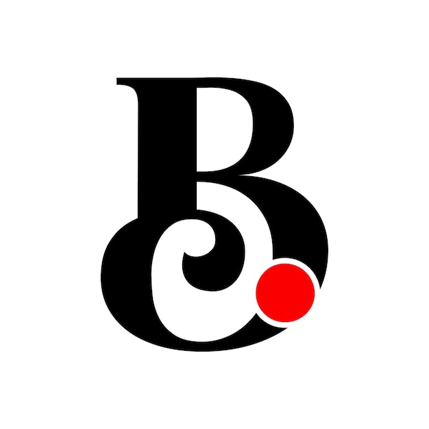 B company name initial letter icon