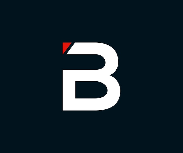 b letter logo and alphabet design illustration