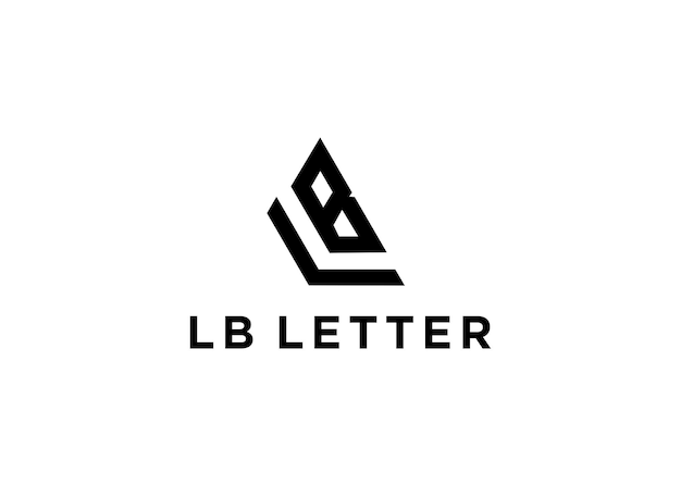 b letter logo design vector illustration