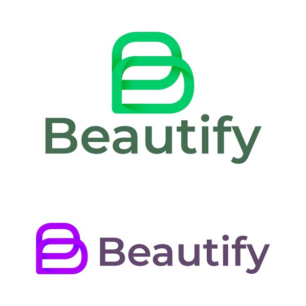 b letter logo design