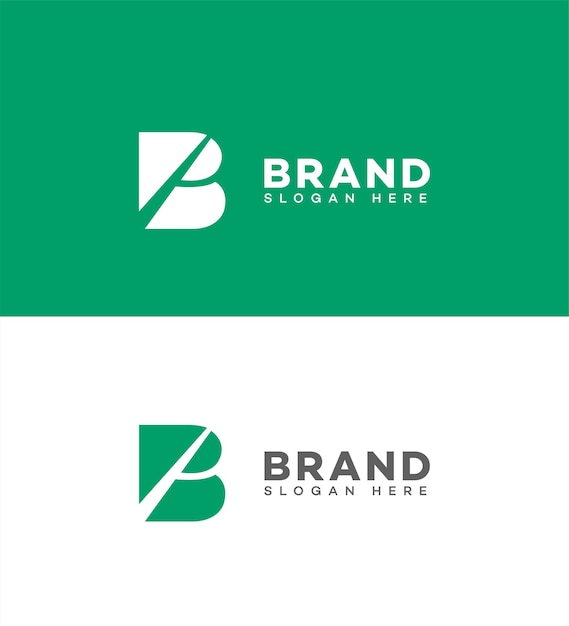 Vector b letter logo icon brand identiteit b letter sign symbol template
