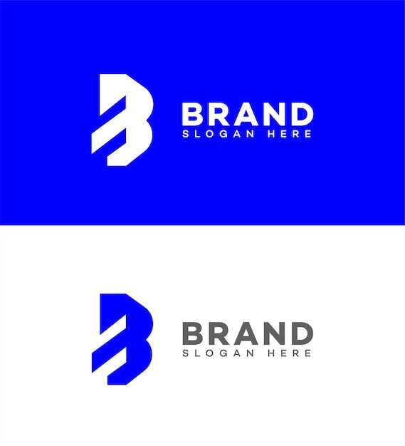 B 글자 로고 아이콘 브랜드 정체성 B 글자 기호 기호 템플릿
