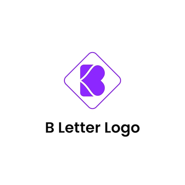 Vector b letter logo