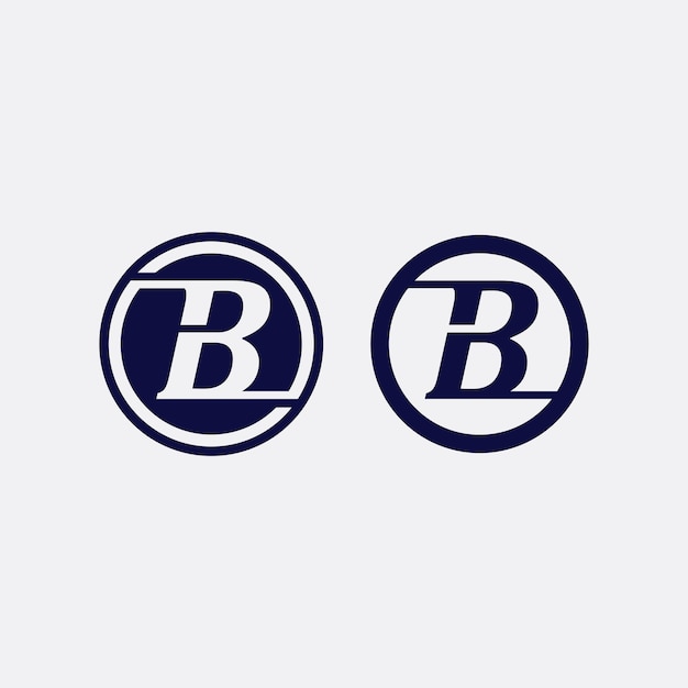 B lettertype pictogram en letter b logo vector b logo symbool pictogram ontwerpsjabloon