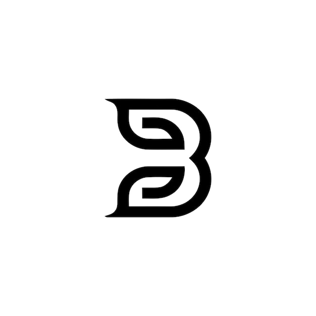 b logo design