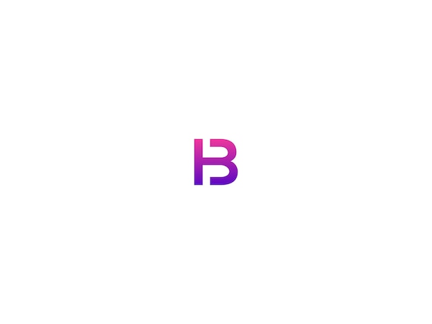 B progettazione del logo