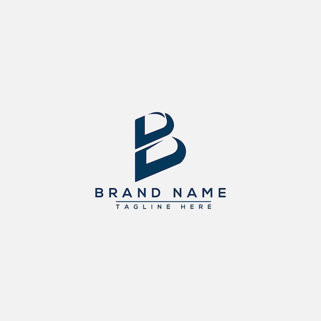 B Logo ontwerp sjabloon Vector grafische branding Element