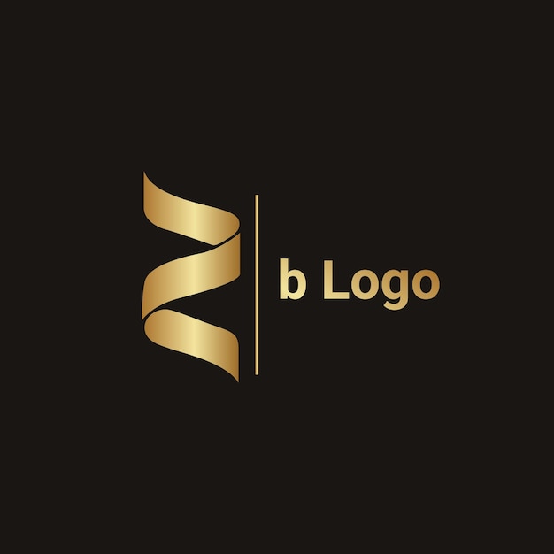 B-logo ontwerpsjabloon