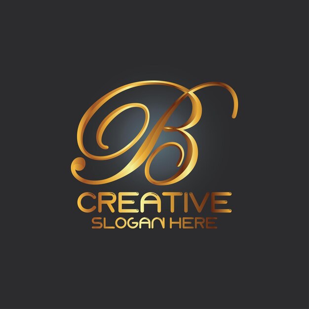 B Sign Letter Logo