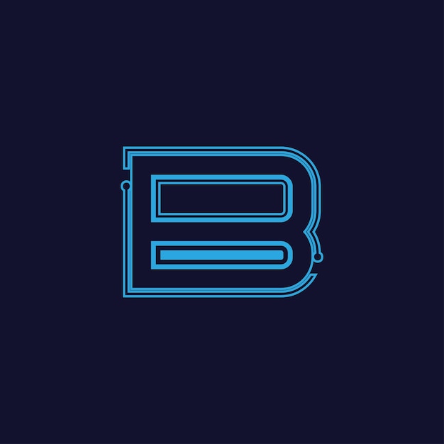 B technology logo