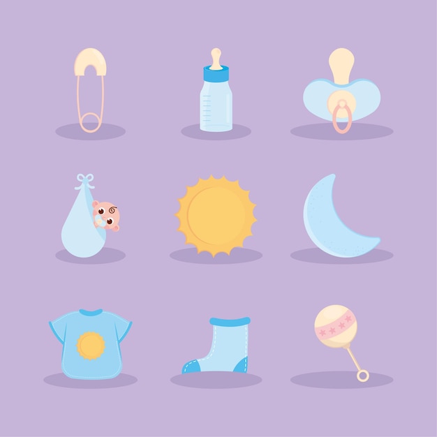 Vector babe icon pack