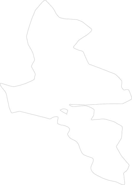 Vector babk azerbaijan outline map