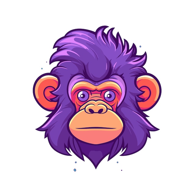 babooncute Cartoon Vector illustratie