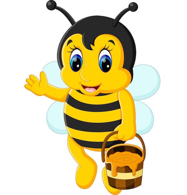 baby bee cartoon