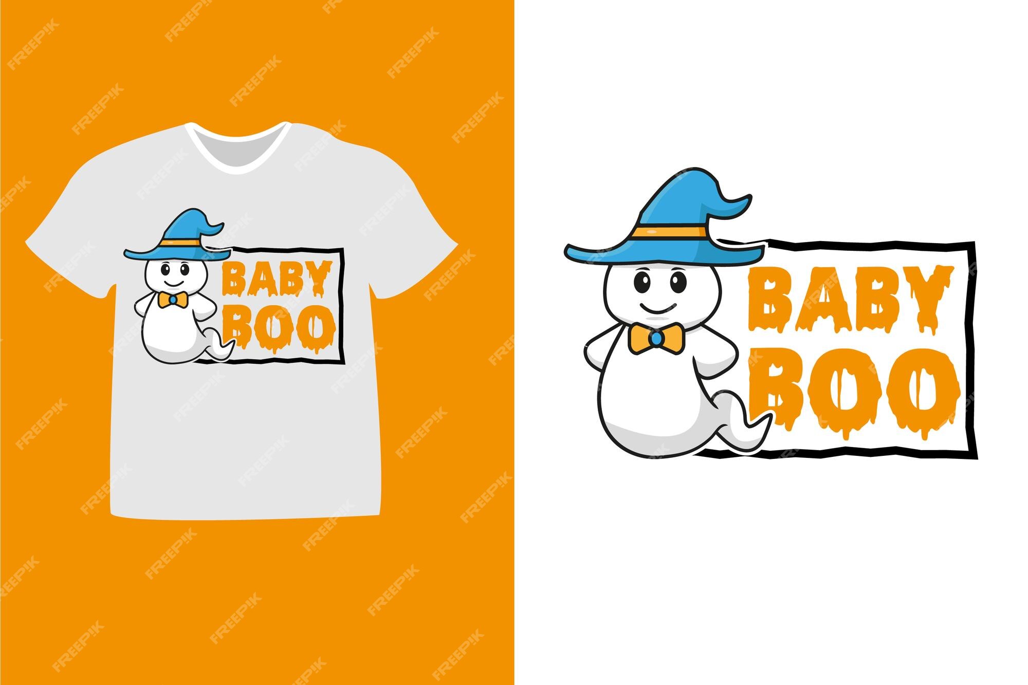 T-shirt bambino fantasma boo halloween