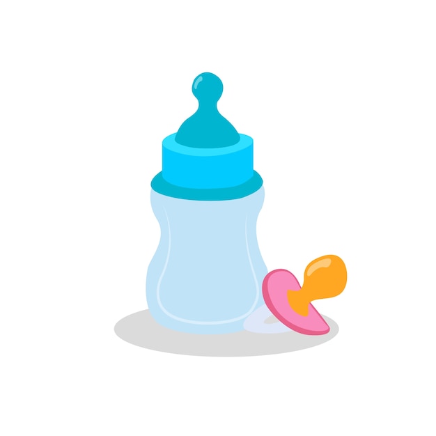 Vector baby bottle
