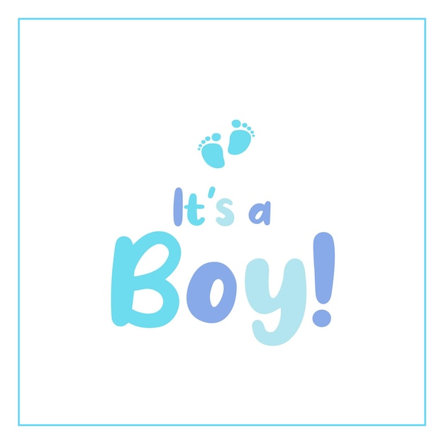 Baby boy birthday shower card card design background