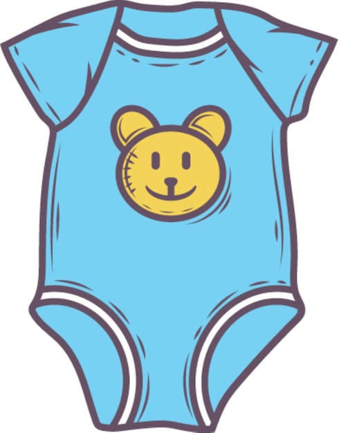 Vector baby boy stuff