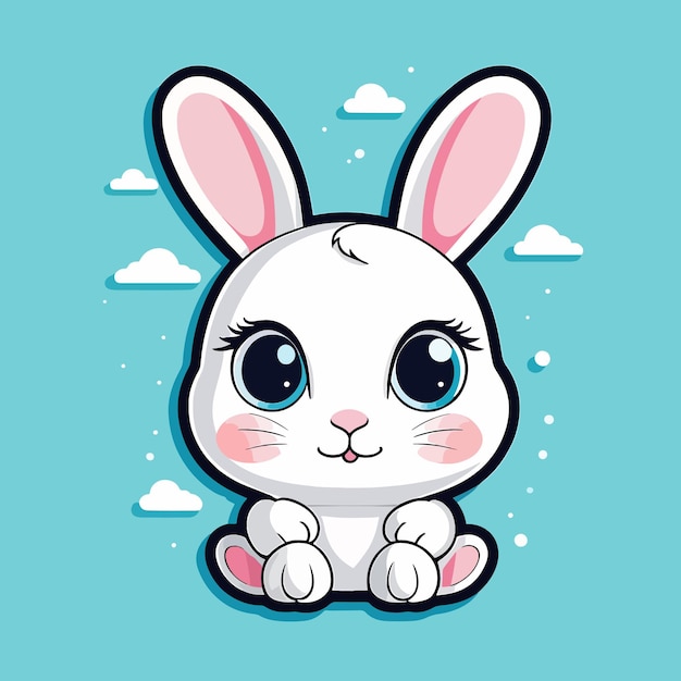 Baby Bunny Sticker amp Tshirt Design