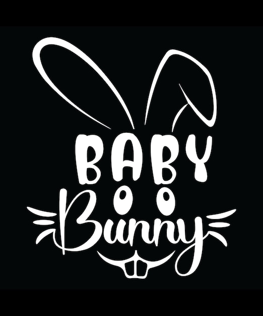 Baby Bunny Tshirt Design