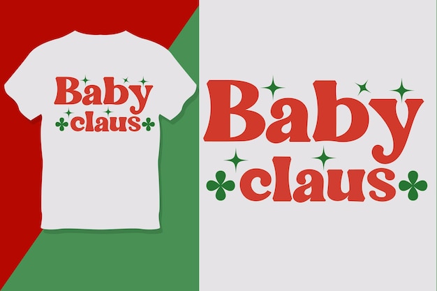 Vector baby claus  day of the dead t shirt design