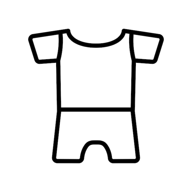 Baby cloth icon