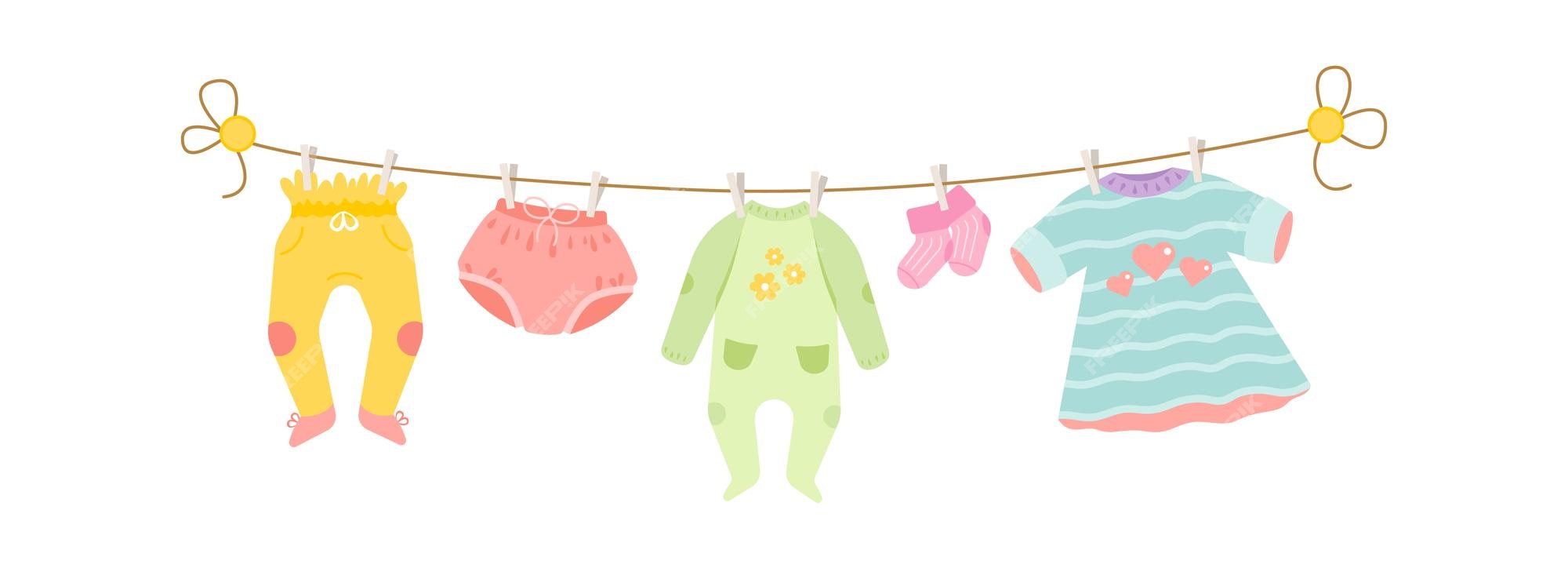 Cartoon Baby Clothes Images - Free Download on Freepik