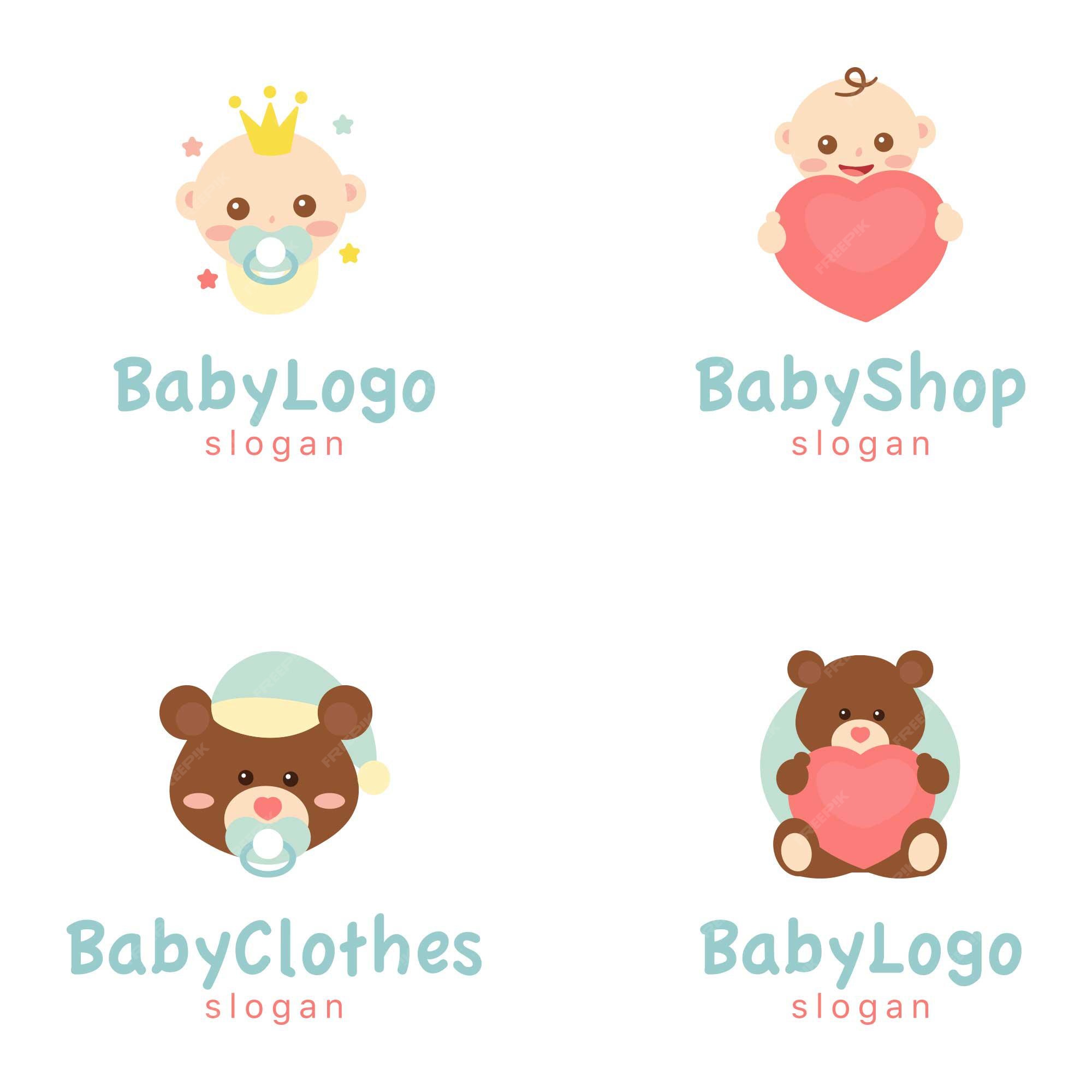 Premium Vector | Baby clothes logo, brand ilustration, babies and ...