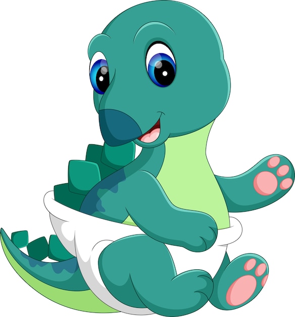 Baby dinosaur cartoon