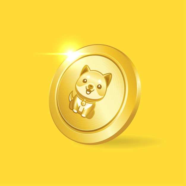 Baby Doge gouden munt (BABYDOGE).