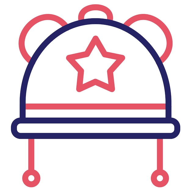 Baby Hat vector icon illustration of Baby iconset