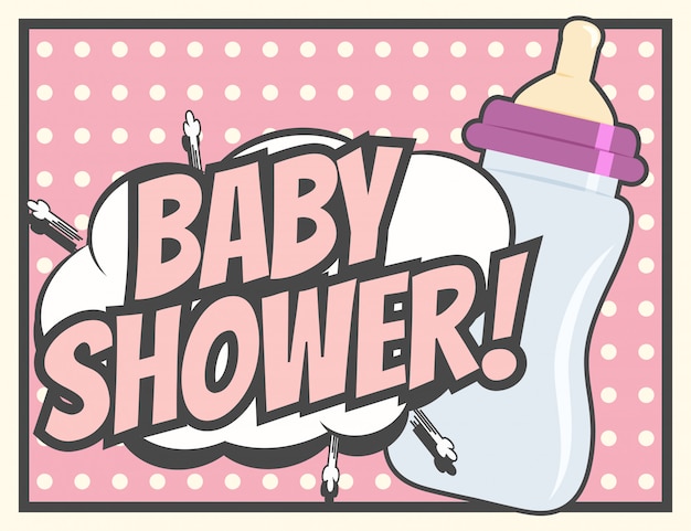 Vector baby hower