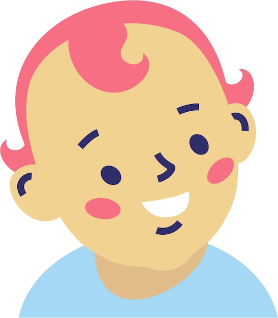 Baby Infant Child Face Icon