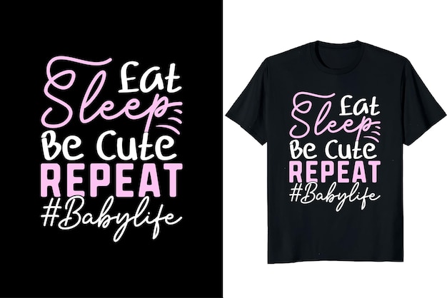 Vector baby kids tshirt designs