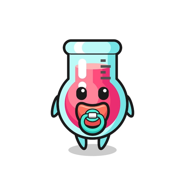 Детские лабораторный стакан мультипликационный персонаж с соской
