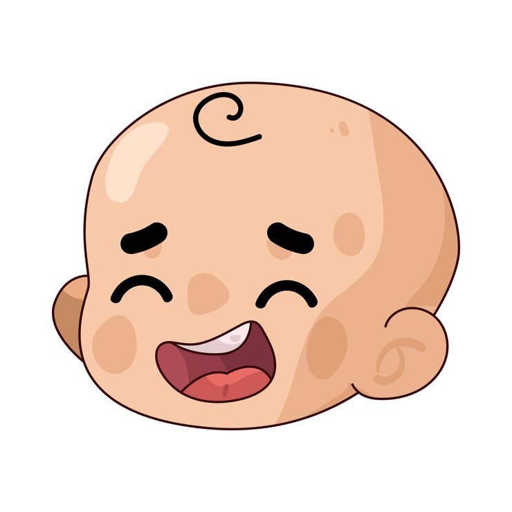 Vector 아기 웃음