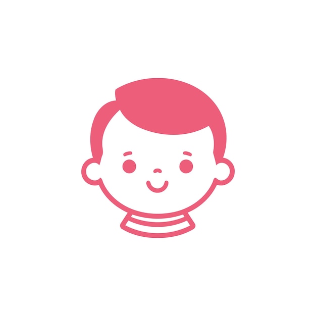 baby logo design vector template