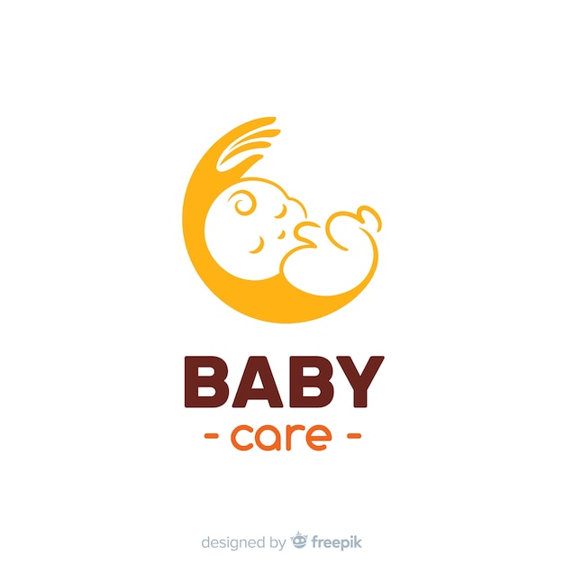 Vector baby logo