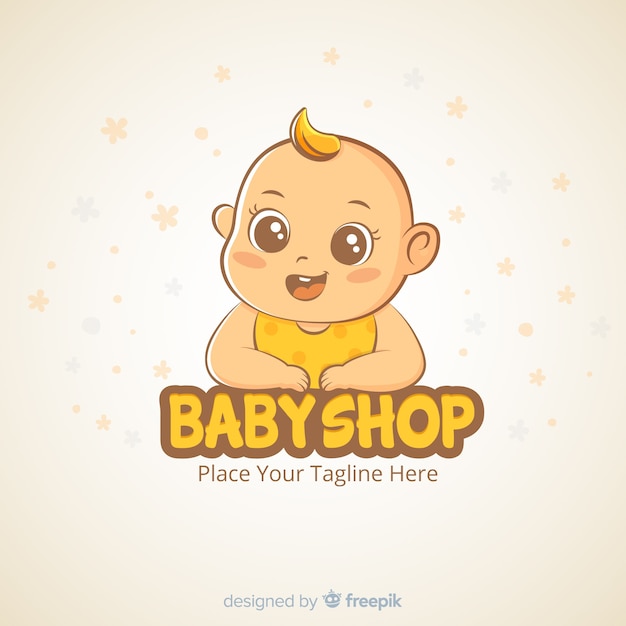 Vector baby logo