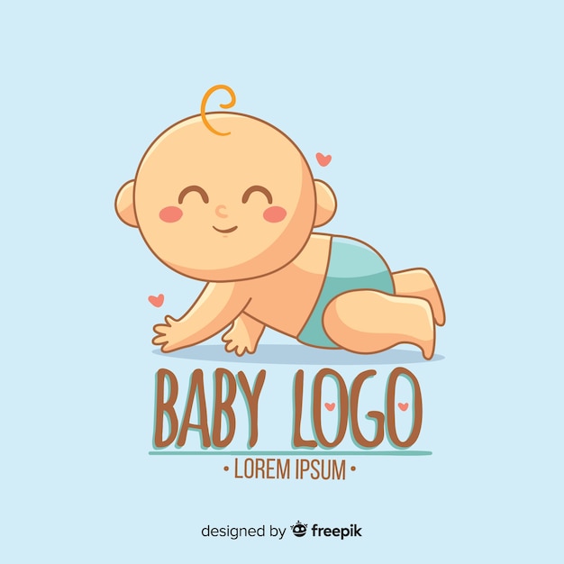 Vector baby logo