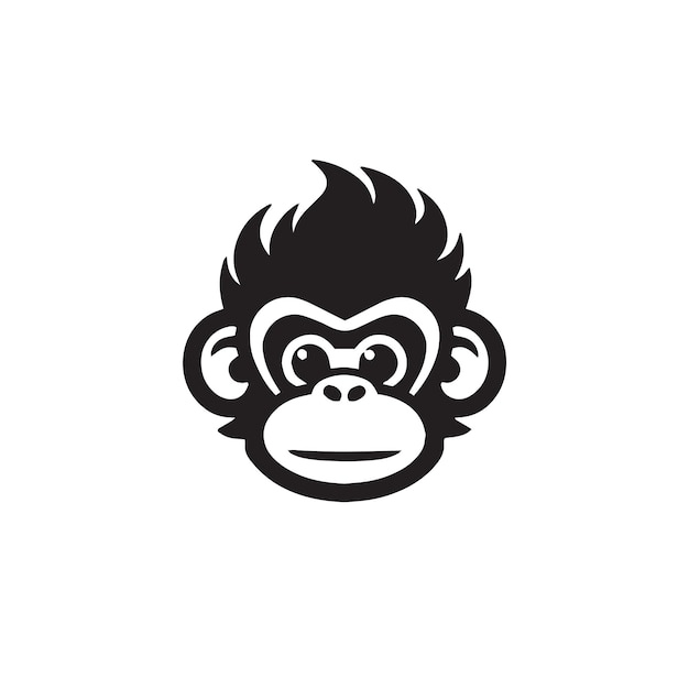 Baby Monkey EPS logo vector