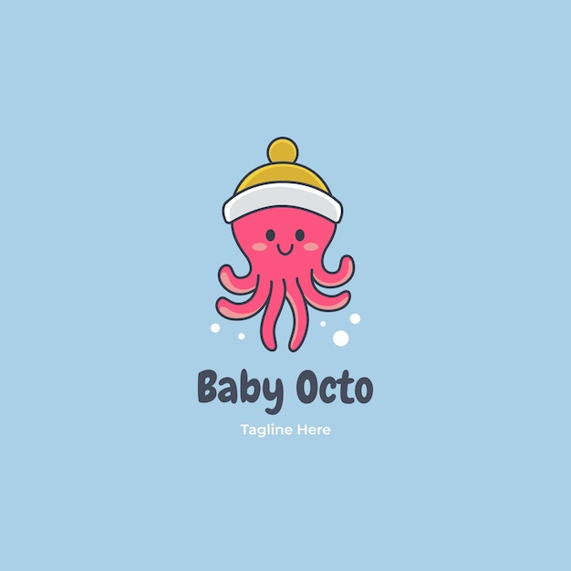 Baby-octopus-logo, babywinkel en babywinkel