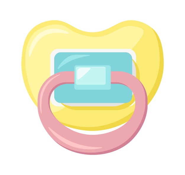 Baby pacifier icon Vector illustration