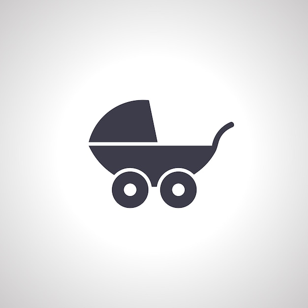 Baby Pram Carriage icon stroller baby icon