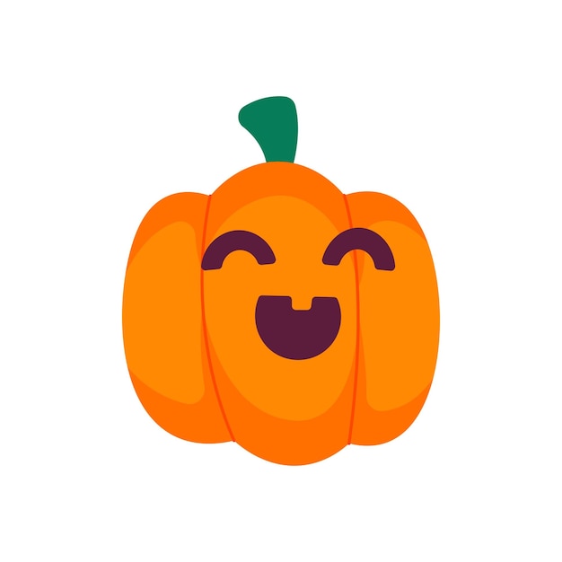 Vector baby pumpkin sticker