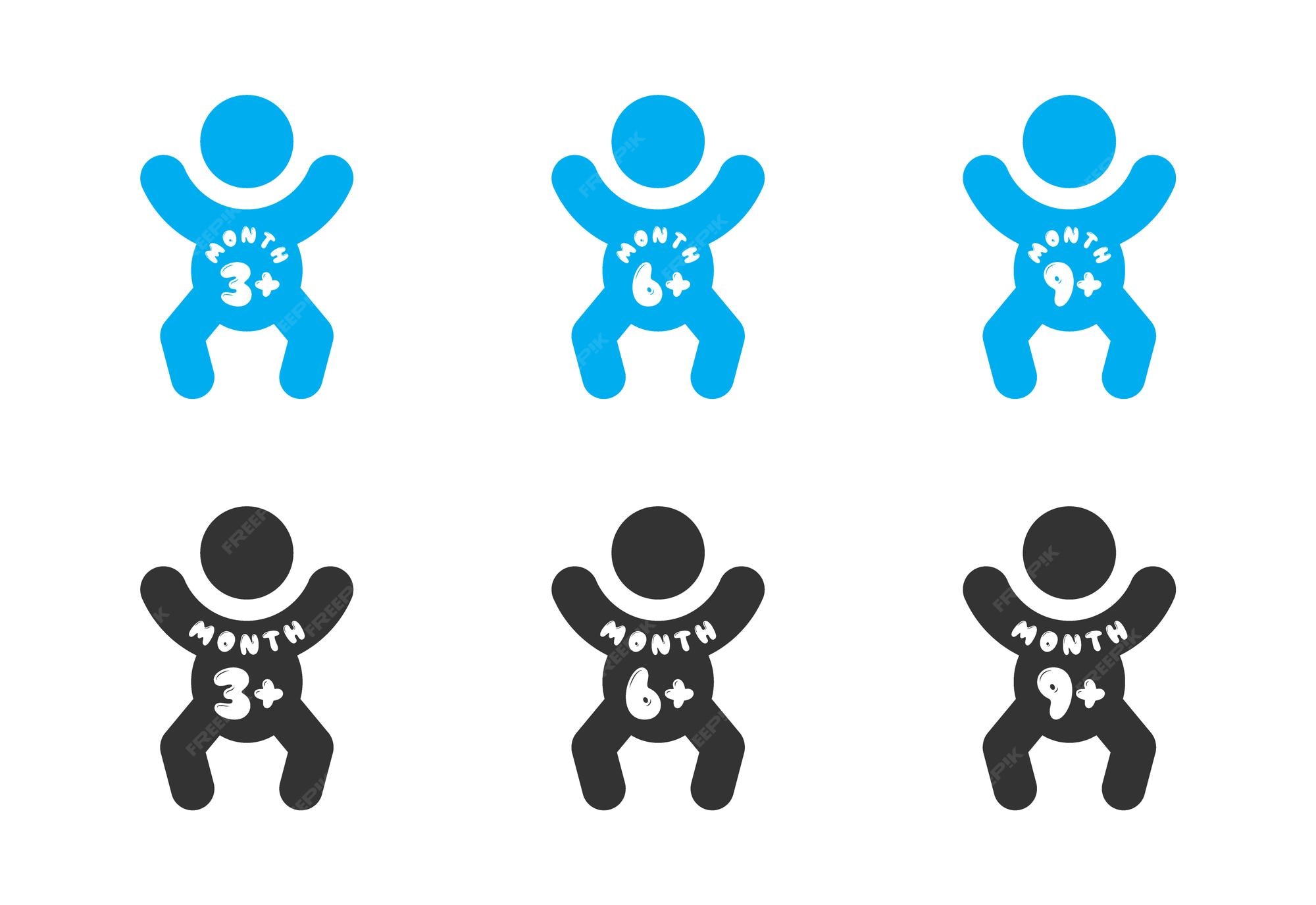 premium-vector-baby-s-age-icon-child-age-symbols-baby-sign-3-6-9
