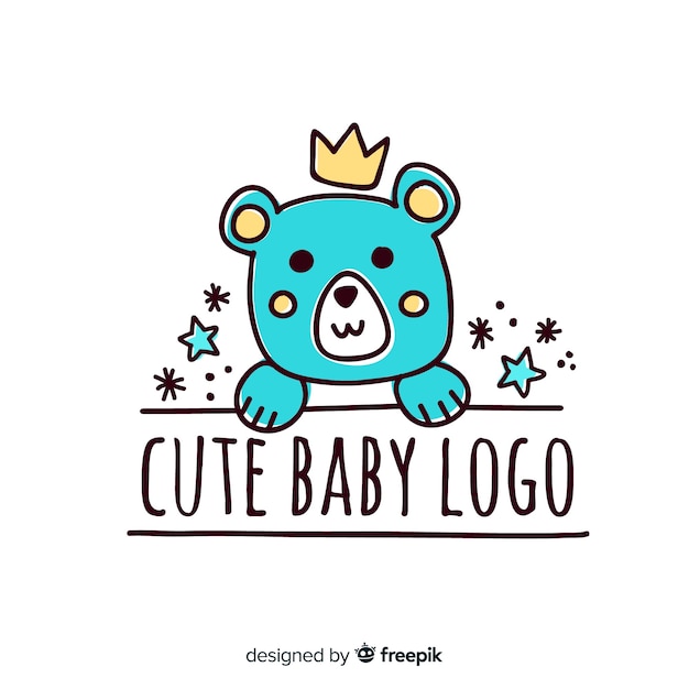 Baby schattig logo