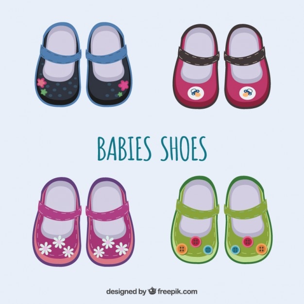 Vector baby schoenen