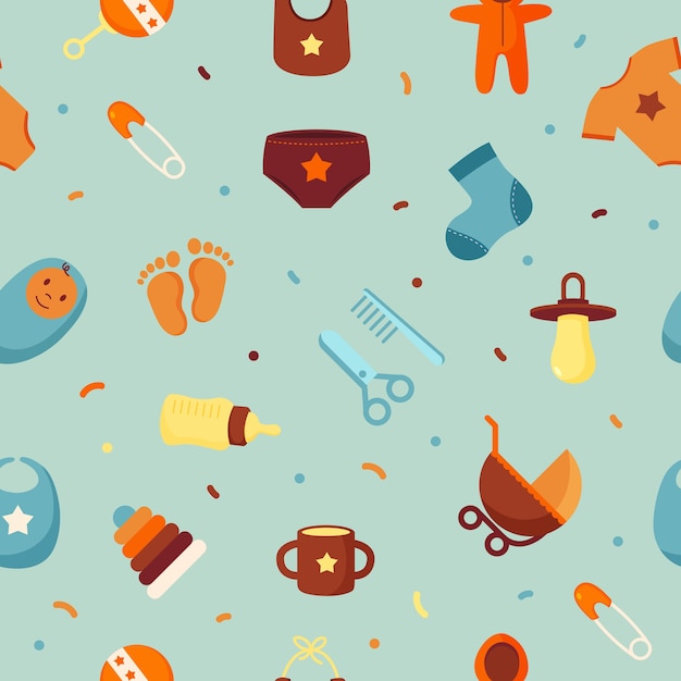 baby seamless pattern