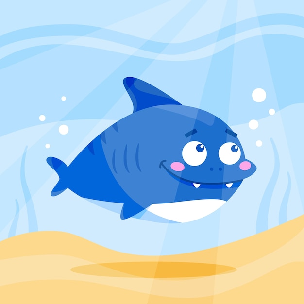 Baby shark illustration